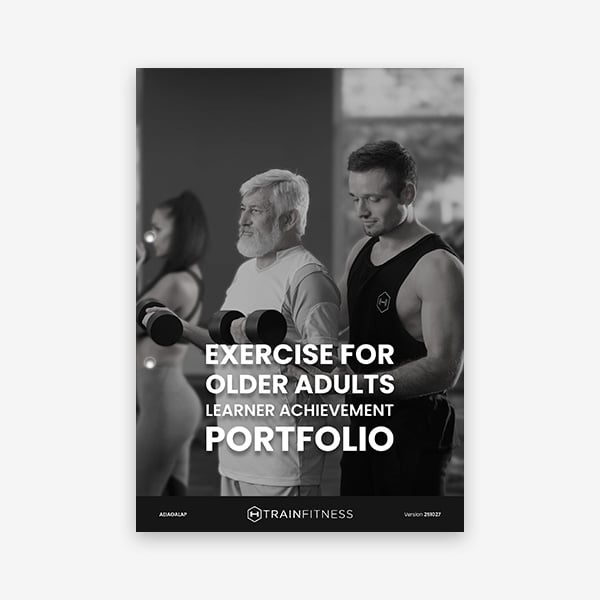 Printed Adapting Exercise For Active Older Adults Learner Achievement Portfolio