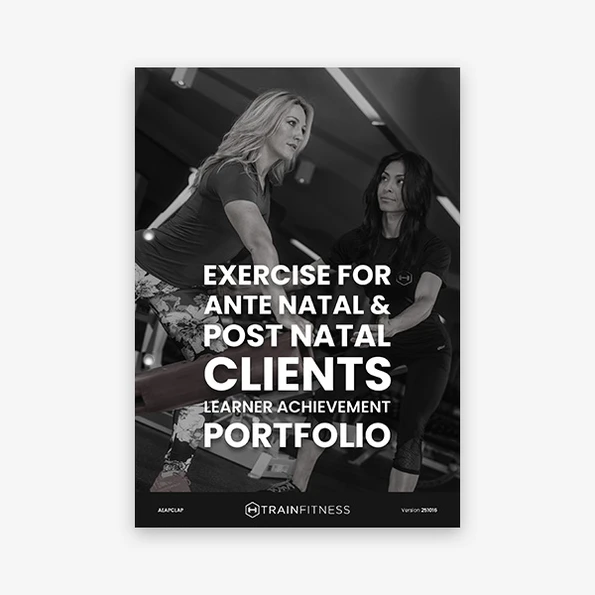 Printed Adapting Exercise For Ante Natal And Post Natal Clients Learner Achievement Portfolio