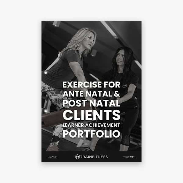 Printed Adapting Exercise For Ante Natal And Post Natal Clients Learner Achievement Portfolio