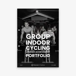 Printed Group Indoor Cycling Learner Achievement Portfolio