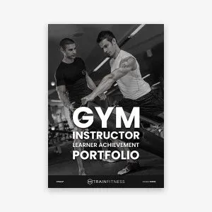 Printed Gym Instructor Learner Achievement Portfolio