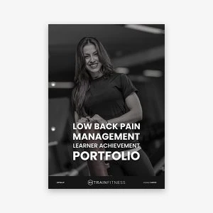 Printed Low Back Pain Management Learner Achievement Portfolio