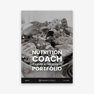 Printed Nutrition Coach Learner Achievement Portfolio