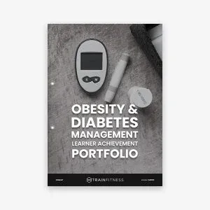 Printed Obesity Diabetes Management Learner Achievement Portfolio