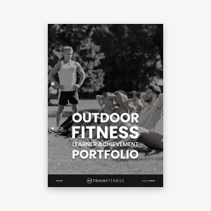 Printed Outdoor Fitness Training Learner Achievement Portfolio
