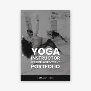 Printed Yoga Instructor Learner Achievement Portfolio