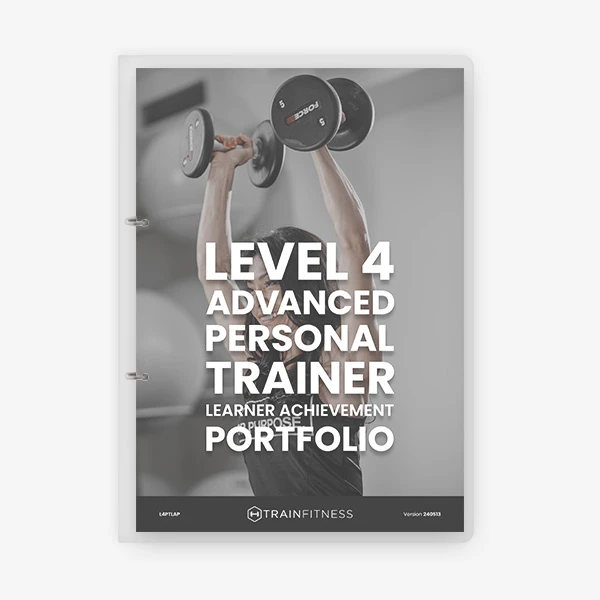 Printed Advanced Personal Trainer Learner Achievement Portfolio