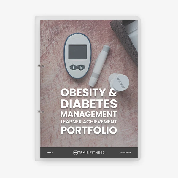 Printed Obesity & Diabetes Management Learner Achievement Portfolio