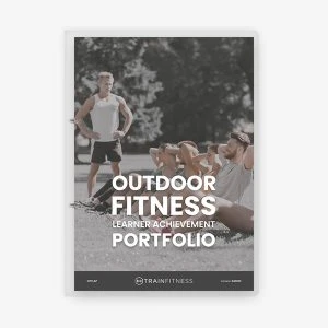 Printed Outdoor Fitness Learner Achievement Portfolio